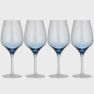 PRISM BLUE WINE GLASSES