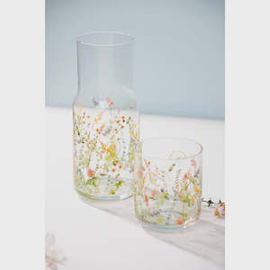 Wildflower Carafe Glass Set