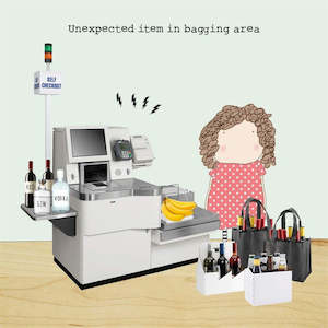 Homewares: UNEXPECTED BAGGING AREA CARD