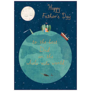 Happy Fathers Day World Card