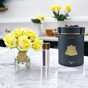 Homewares: PREMIUM YELLOW ROSES GOLD BADGE