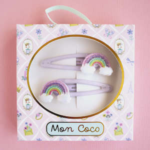 RAINBOW CLOUD CLIP SET