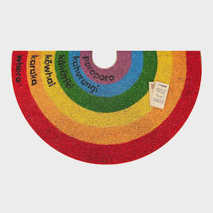 Te Reo Rainbow Doormat