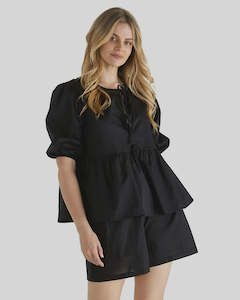 Homewares: SYLVIE PEPLUM TOP