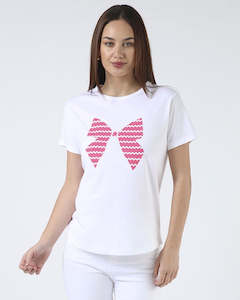 ACE WHITE BOW TEE