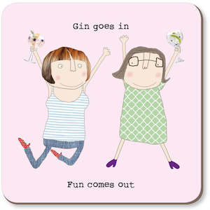 Homewares: GIN GOES IN COASTER