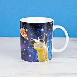 LLAMA IN SPACE MUG