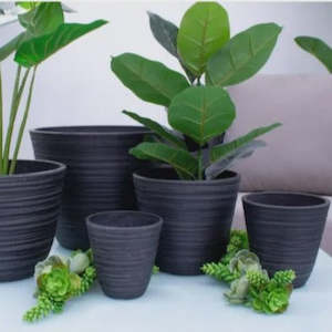 Enviro Black Wide Outdoor Planter