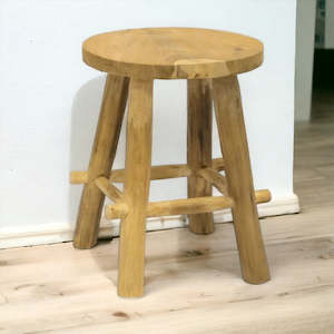 HALCYON TEAK SIDE TABLE/STOOL | LG FREIGHT APPLIES