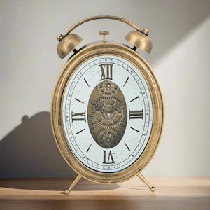 Homewares: TABLE GEAR CLOCK