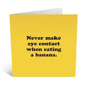 EYE CONTACT BANANA