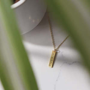 Homewares: GOLD KIA MAIA NECKLACE