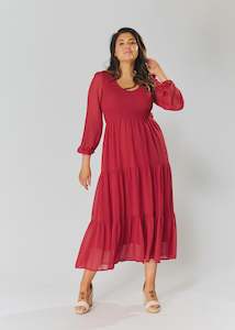 Homewares: RED ASHLEIGH DRESS