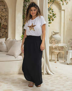 Homewares: BLACK RESORT SKIRT