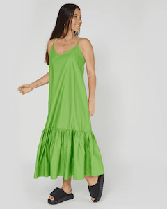 GREEN LIME MELROSE DRESS