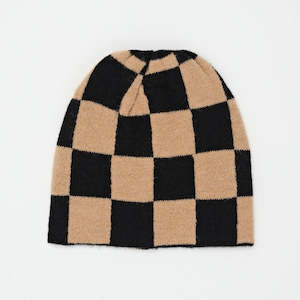 Homewares: CHECK BEANIE