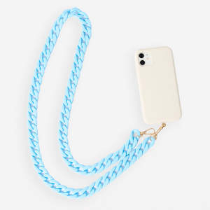 SKY BLUE PHONE CHAIN