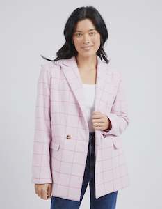 TANSY CHECK BLAZER