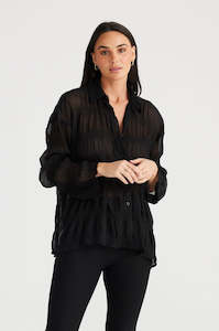 Homewares: BLACK MIRA SHIRT