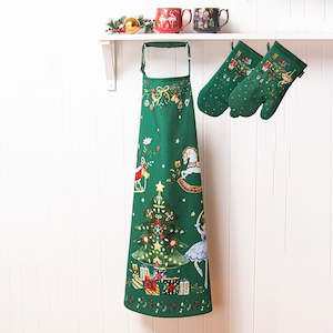 WONDERLAND APRON & OVEN MITT SET