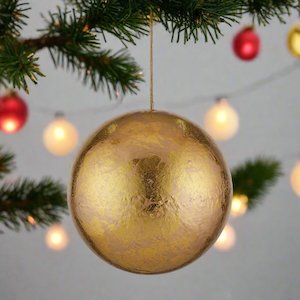 Homewares: GIANT GOLD BALL