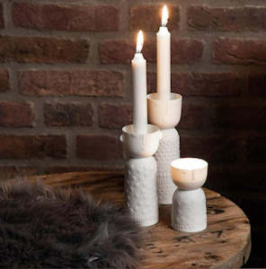 Porcelain Candle Holders