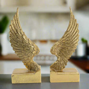 Gold Wing Bookends