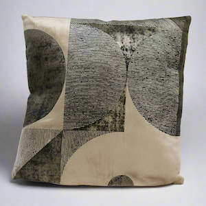 Velvet Abstract Cushion