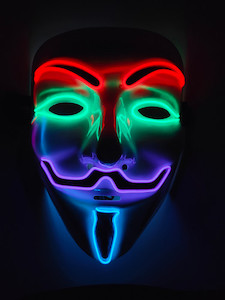 Clothing accessory: LED Vendetta Mask RaveMum