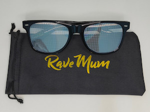 Clothing accessory: Diffraction Glasses - Starburst - Black Frame RaveMum