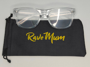 Clothing accessory: Diffraction Glasses - Spiral - Clear Frame RaveMum