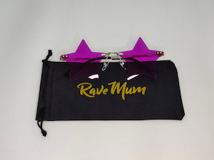 Clothing accessory: Rimless Star Glasses - Pink RaveMum