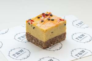 Passionfruit White Chocolate Slice