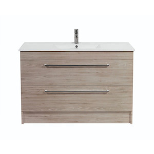 Boston Floor Standing Vanity 2 Drawer 1200mm Driftwood