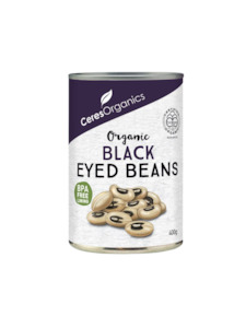 Organic Canned Black-Eyed Beans