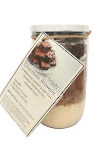 Gluten Free Triple Chocolate Brownie - Jar / Bag