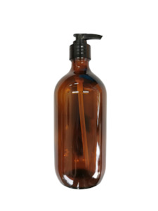 500ml Amber Pump Bottle