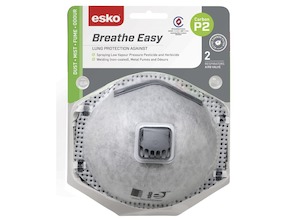 Dust Mask Esko P2 With Valve & Active Carbon Pkt/2