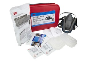 Respirator Kit 3m 6251 A1p2 Spraying 1/2 Face Med