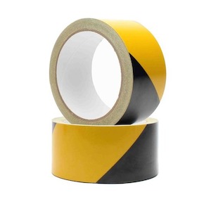 PPE & Safety Equipment: TAPE REFLECTIVE TAPE SPEC 48x10mtr YELLOW/BLACK