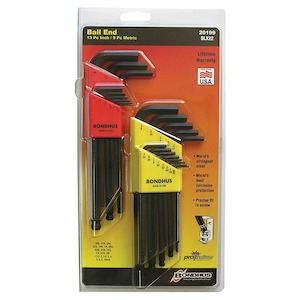 Products: Allen Key Set Bondhus 20199 9p-metric + 13p-imp