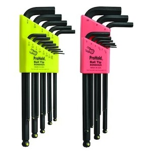 ALLEN KEY SET BONDHUS 20499 MET + IMP B/END 22pce