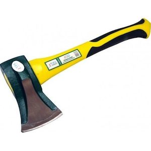 AXE 1-1/2lb XCEL F/GLASS HANDLE HATCHET (yellow)