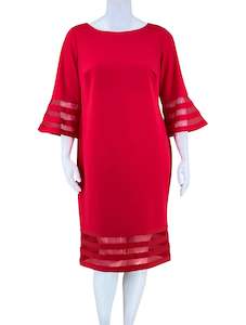 Calvin Klein Ruby Bell Sleeve Dress