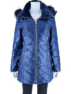 Womenswear: Marc New York Blue Duck Down Coat