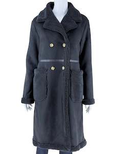 Adrienne Vittadini Shearling Coat