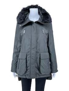 Ralph Lauren Olive Puffer Coat