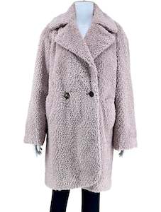 Kate Spade Blush Teddy Coat