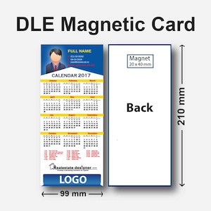 DL Fridge Magnetic Calendar