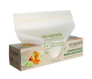 Ecopack 100% Compostable Ziplock Bags (2 sizes)